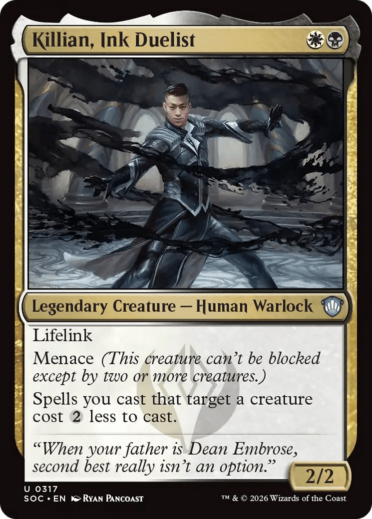 Killian, Ink Duelist [Secrets of Strixhaven Commander] MTG Single Magic: The Gathering  | Multizone: Comics And Games
