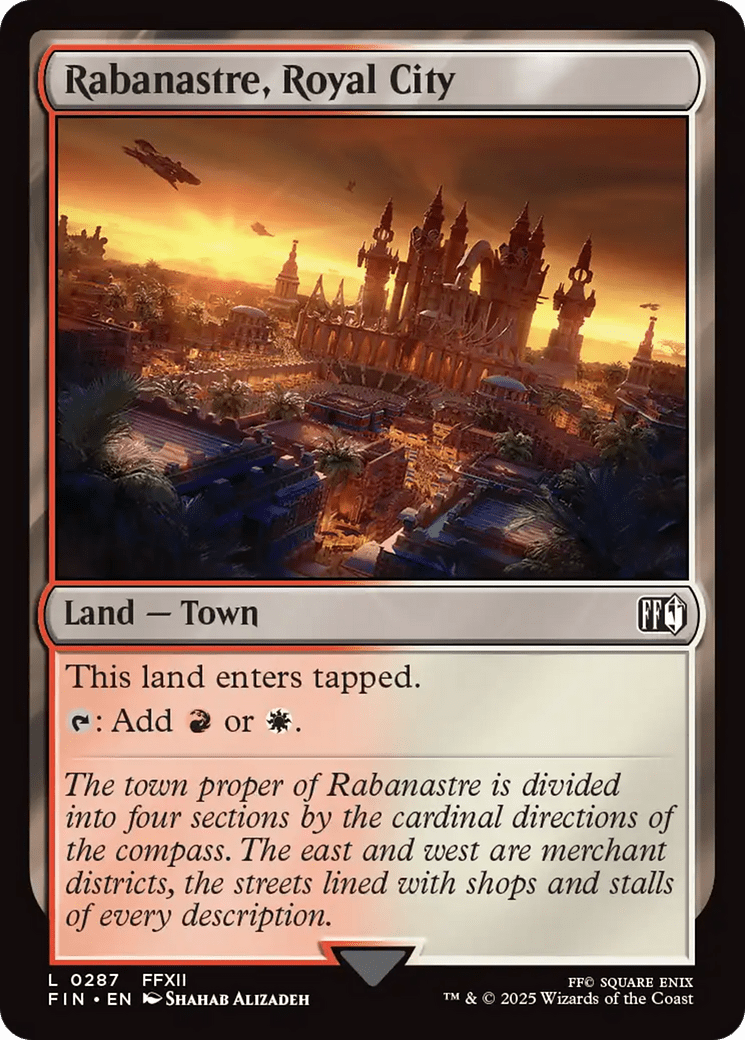 Rabanastre, Royal City [FINAL FANTASY] MTG Single Magic: The Gathering  | Multizone: Comics And Games