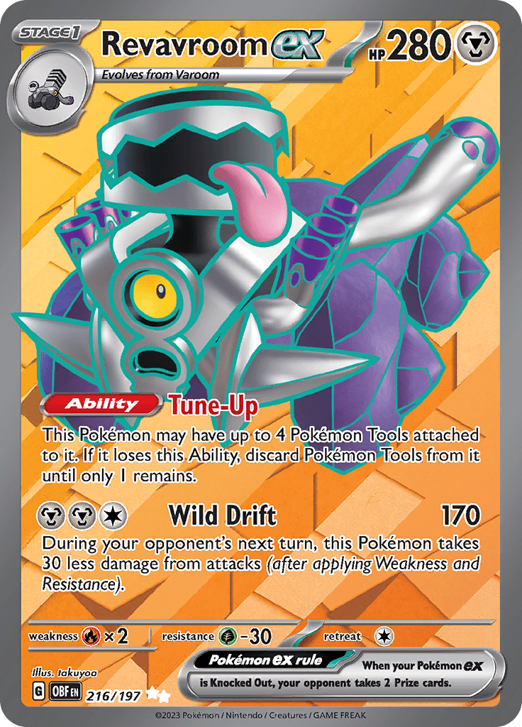 Revavroom ex (216/197) [Scarlet & Violet: Obsidian Flames] Pokemon Single Pokémon  | Multizone: Comics And Games