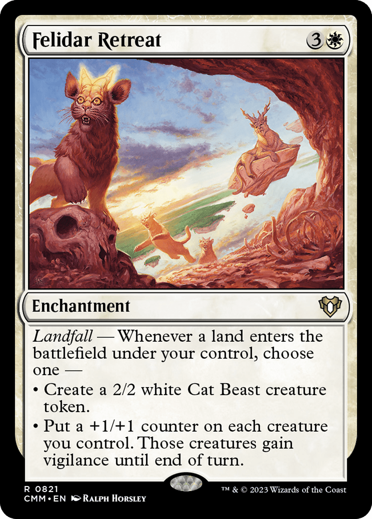 Felidar Retreat [Commander Masters] MTG Single Magic: The Gathering  | Multizone: Comics And Games