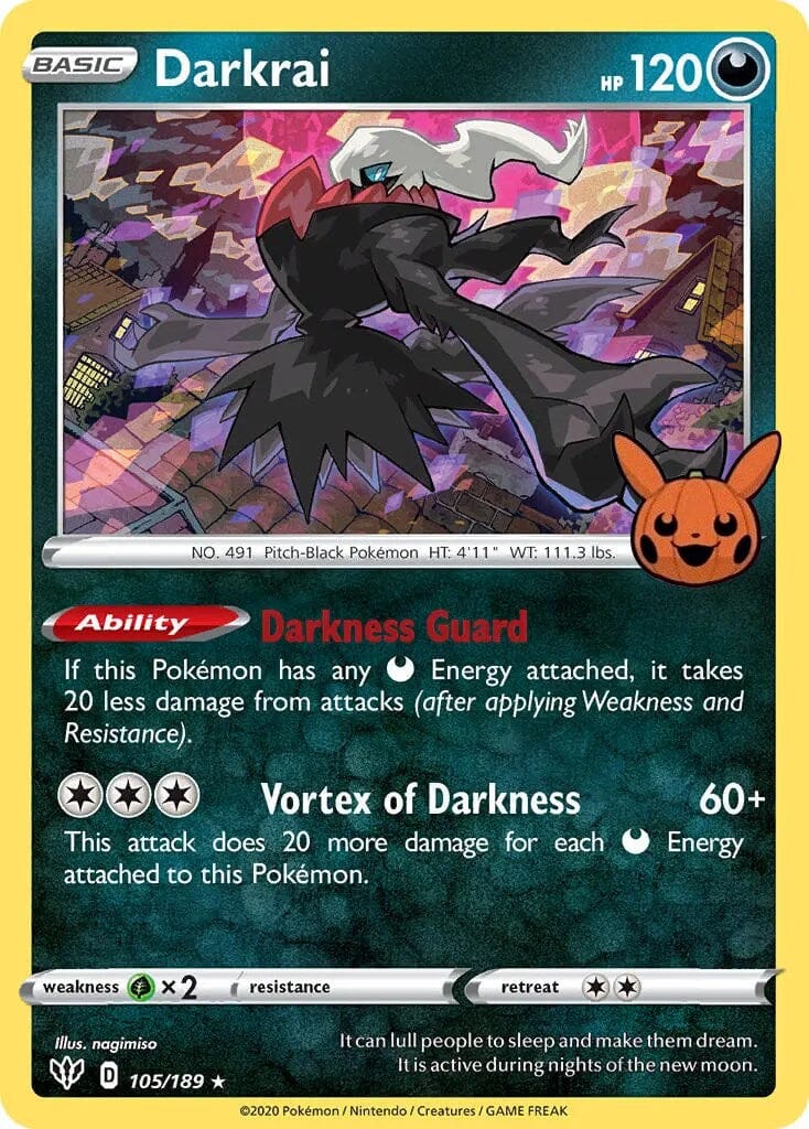 Darkrai (105/189) [Trick or Trade] Pokemon Single Pokémon  | Multizone: Comics And Games