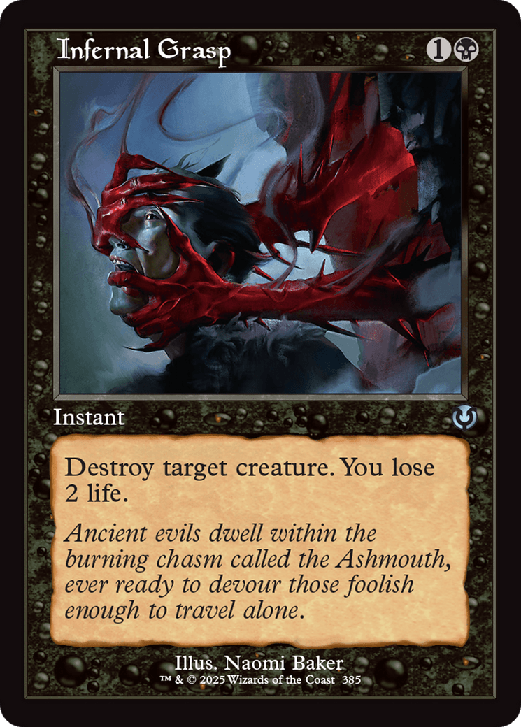 Infernal Grasp (Retro Frame) [Innistrad Remastered] MTG Single Magic: The Gathering  | Multizone: Comics And Games