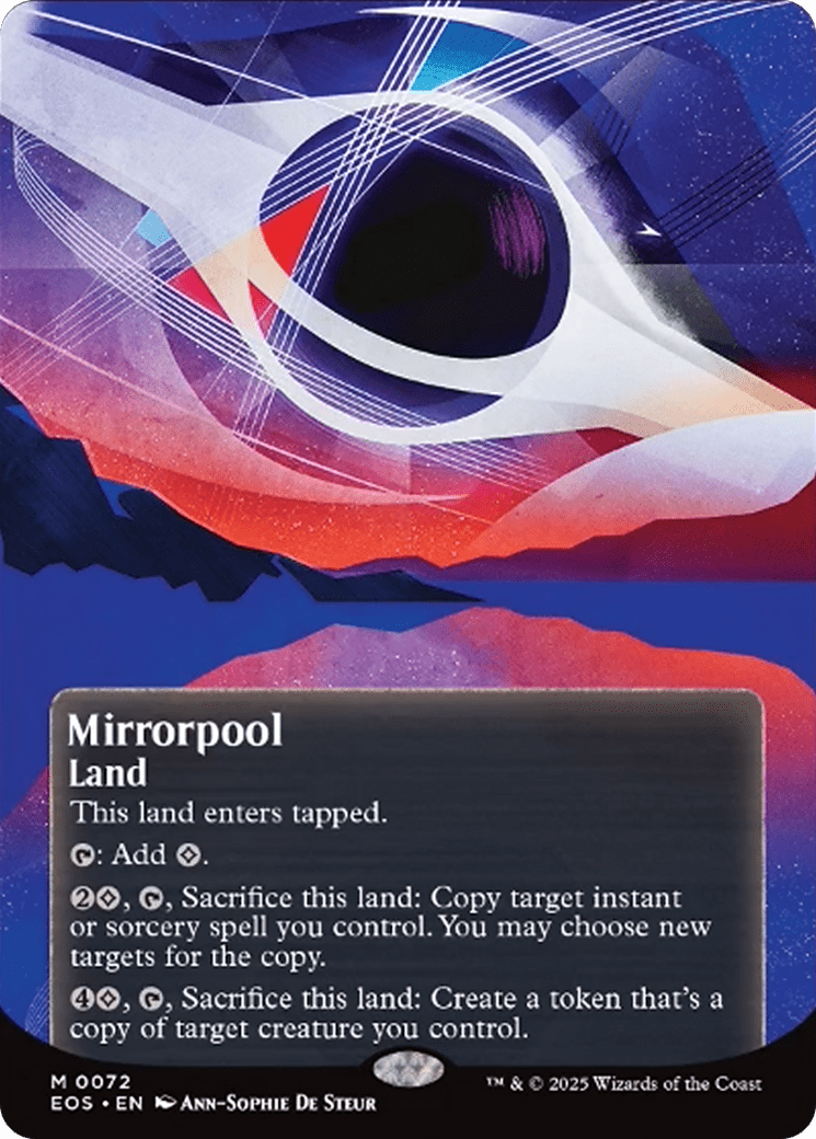 Mirrorpool (0072) (Borderless) [Edge of Eternities: Stellar Sights] MTG Single Magic: The Gathering  | Multizone: Comics And Games