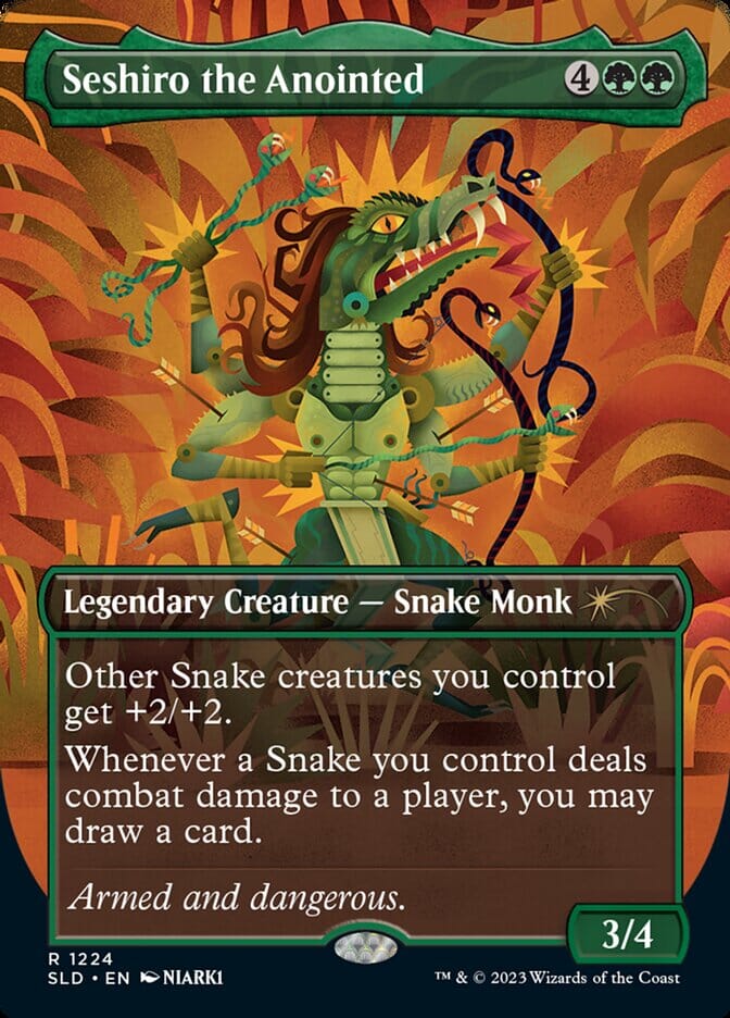 Seshiro the Anointed (Borderless) [Secret Lair Drop Series] MTG Single Magic: The Gathering  | Multizone: Comics And Games