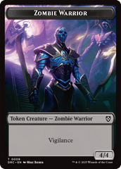 Zombie Army // Zombie Warrior Double-Sided Token [Aetherdrift Tokens] MTG Single Magic: The Gathering  | Multizone: Comics And Games