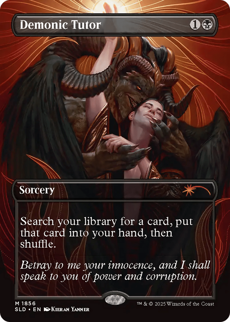 Demonic Tutor [Secret Lair Drop Series] MTG Single Magic: The Gathering  | Multizone: Comics And Games
