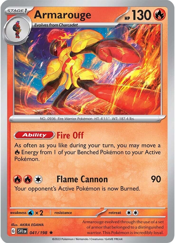 Armarouge (041/198) [Scarlet & Violet: Base Set] Pokemon Single Pokémon  | Multizone: Comics And Games