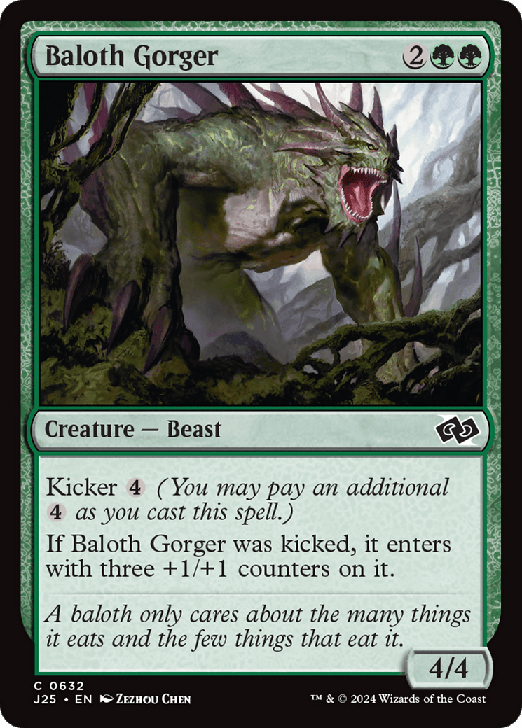 Baloth Gorger [Foundations Jumpstart] MTG Single Magic: The Gathering  | Multizone: Comics And Games