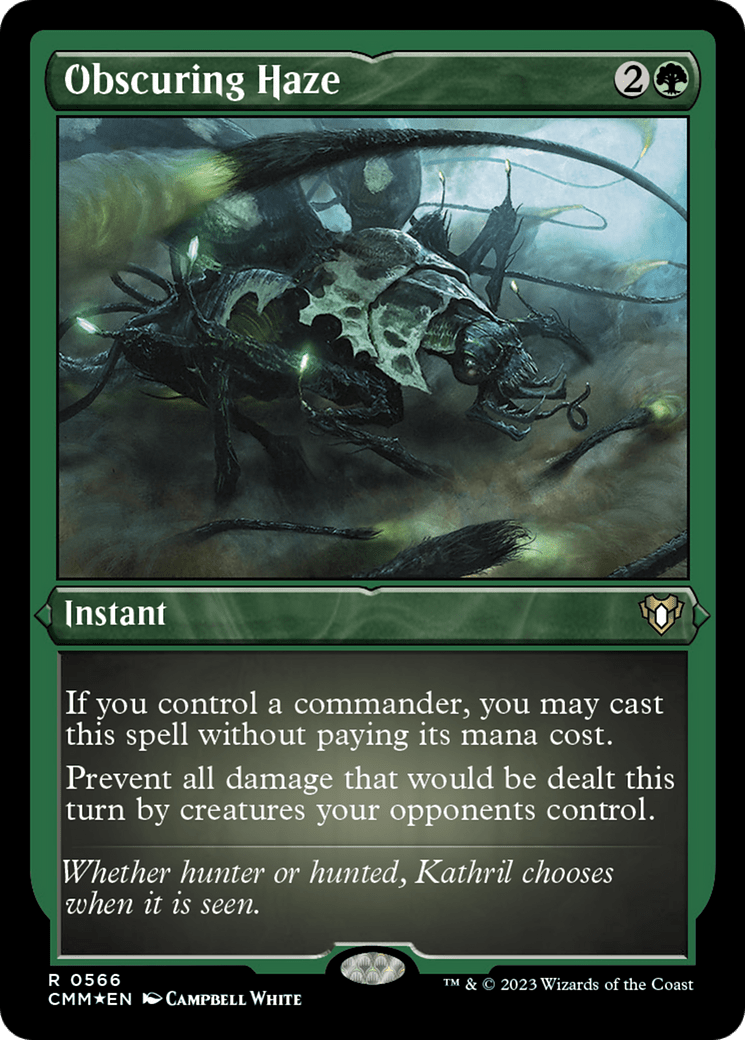 Obscuring Haze (Foil Etched) [Commander Masters] MTG Single Magic: The Gathering  | Multizone: Comics And Games