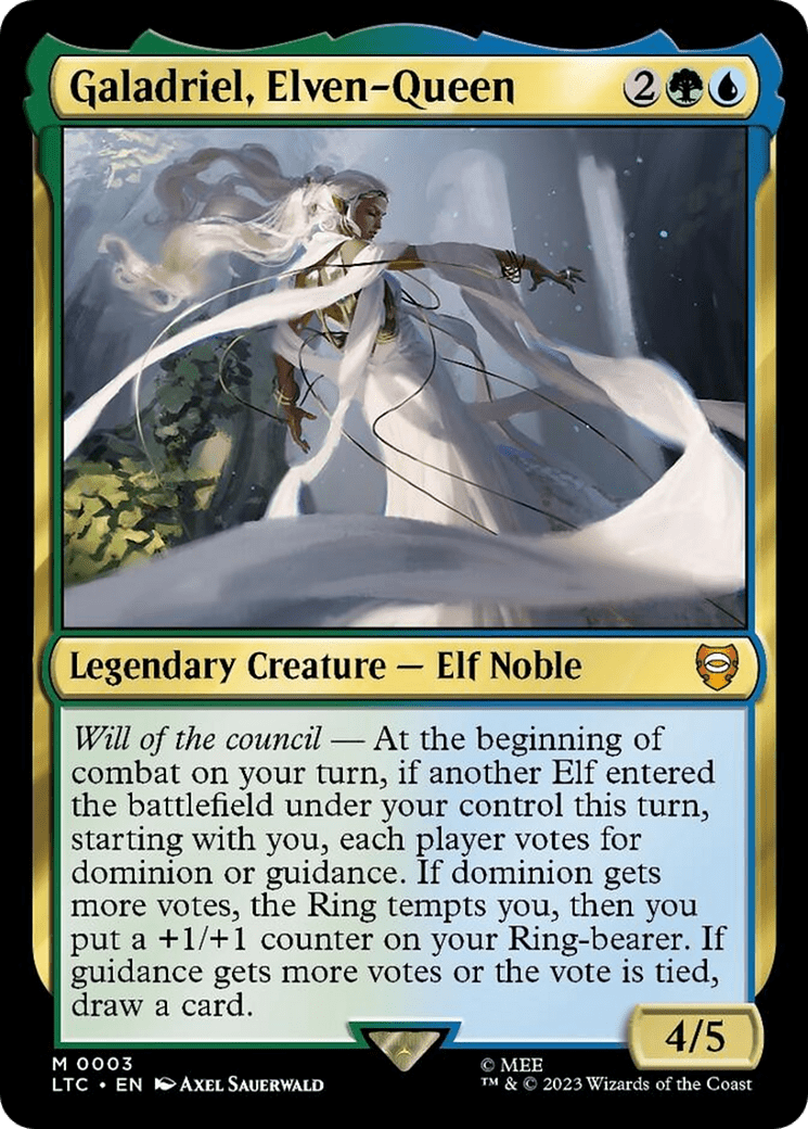 Galadriel, Elven-Queen [The Lord of the Rings: Tales of Middle-Earth Commander] MTG Single Magic: The Gathering  | Multizone: Comics And Games