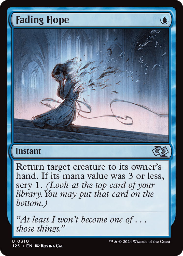 Fading Hope [Foundations Jumpstart] MTG Single Magic: The Gathering  | Multizone: Comics And Games