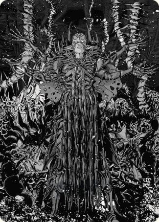 Nissa, Ascended Animist Art Card [Phyrexia: All Will Be One Art Series] MTG Single Magic: The Gathering  | Multizone: Comics And Games