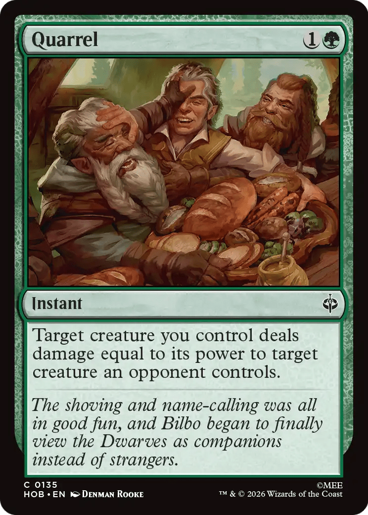 Quarrel [The Hobbit] | Multizone: Comics And Games