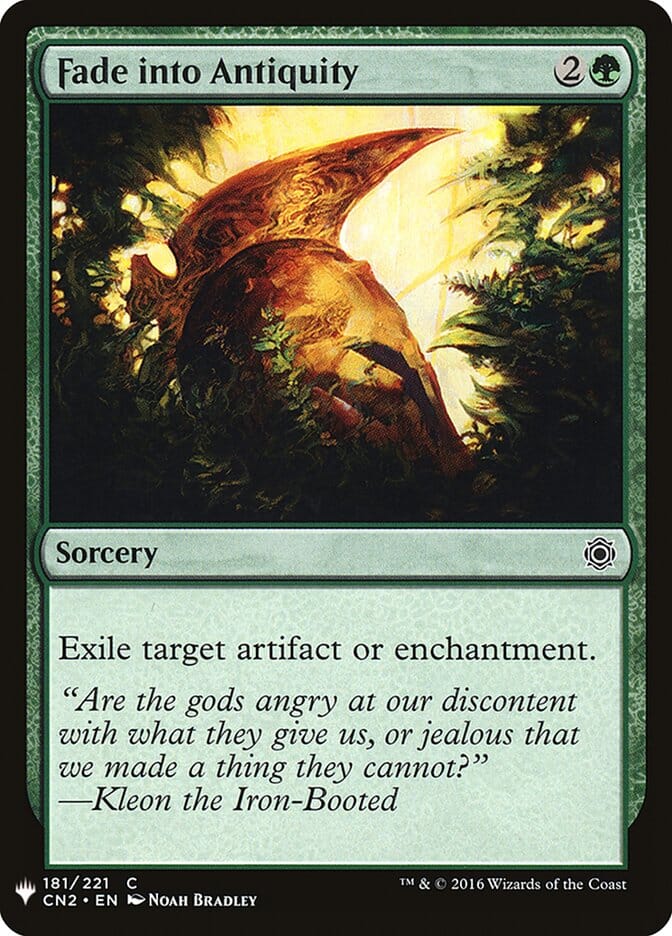 Fade into Antiquity [Mystery Booster] MTG Single Magic: The Gathering  | Multizone: Comics And Games