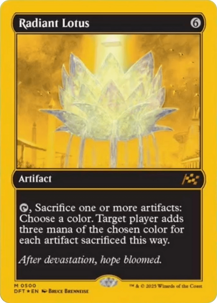 Radiant Lotus (First-Place Foil) [Aetherdrift] MTG Single Magic: The Gathering  | Multizone: Comics And Games