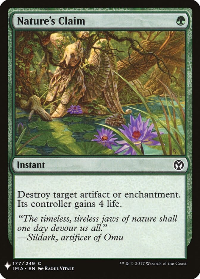 Nature's Claim [Mystery Booster] MTG Single Magic: The Gathering  | Multizone: Comics And Games