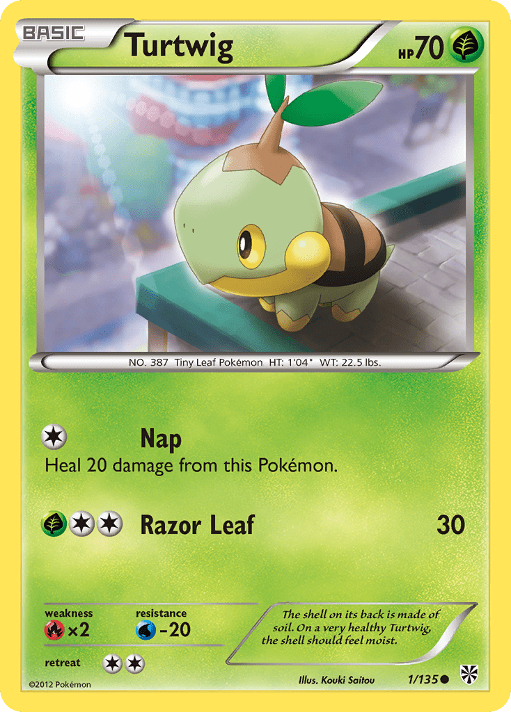 Turtwig (1/135) [Black & White: Plasma Storm] Pokemon Single Pokémon  | Multizone: Comics And Games