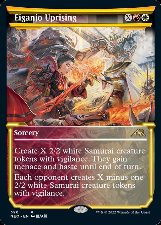 Eiganjo Uprising (Showcase Soft Glow) [Kamigawa: Neon Dynasty] MTG Single Magic: The Gathering  | Multizone: Comics And Games