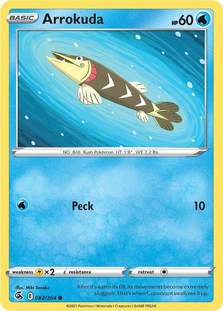 Arrokuda (082/264) [Sword & Shield: Fusion Strike] Pokemon Single Pokémon  | Multizone: Comics And Games