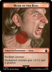 Human Noble // Mark of the Rani Double-Sided Token [Doctor Who Tokens] MTG Single Magic: The Gathering  | Multizone: Comics And Games