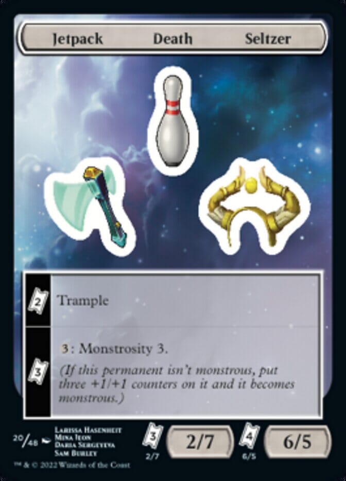 Jetpack Death Seltzer [Unfinity Stickers] MTG Single Magic: The Gathering  | Multizone: Comics And Games