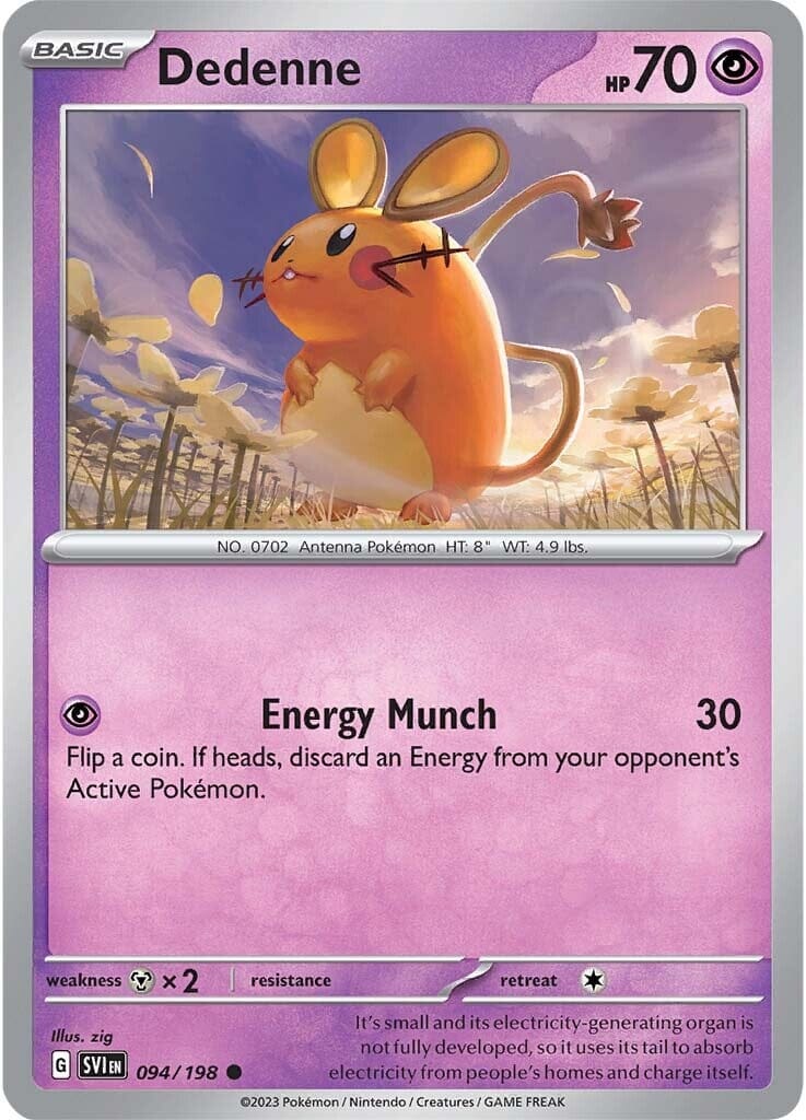 Dedenne (094/198) [Scarlet & Violet: Base Set] Pokemon Single Pokémon  | Multizone: Comics And Games