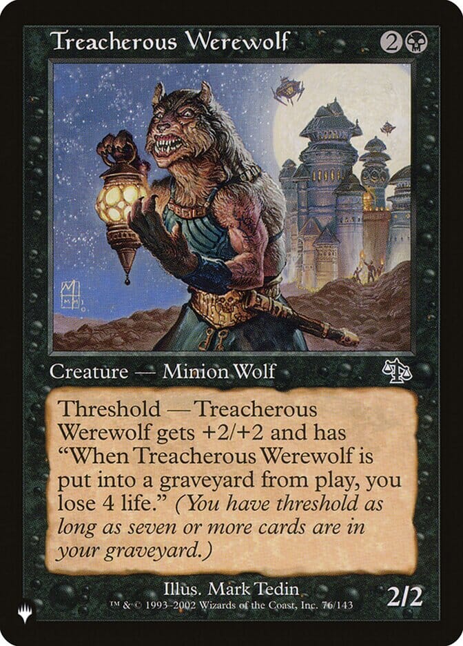 Treacherous Werewolf [The List] MTG Single Magic: The Gathering  | Multizone: Comics And Games