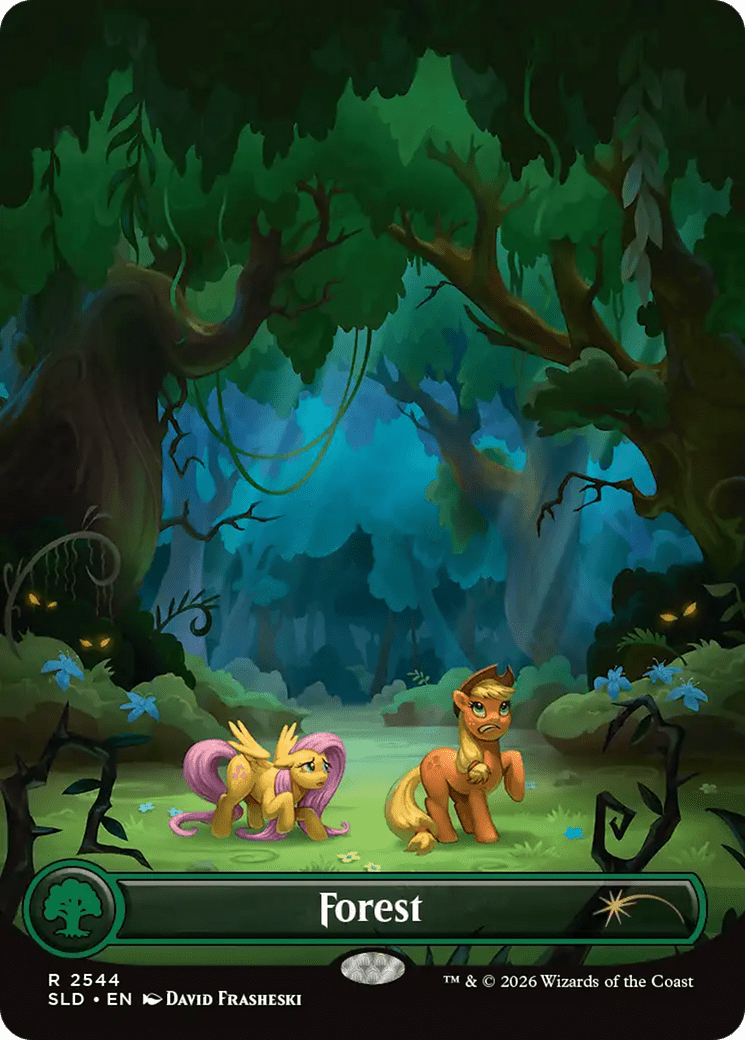 Forest (2544) [Secret Lair Drop Series] MTG Single Magic: The Gathering  | Multizone: Comics And Games