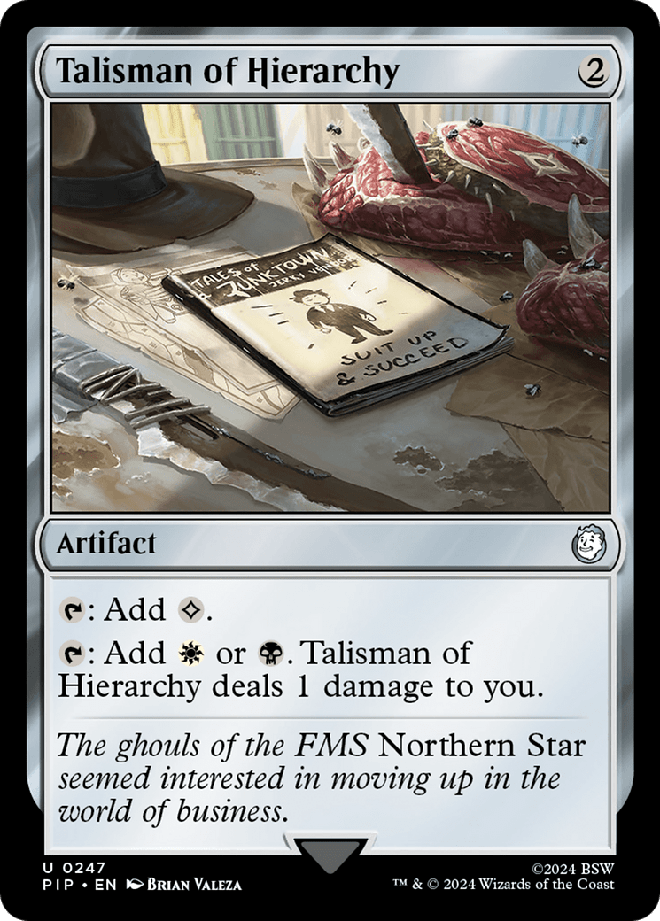 Talisman of Hierarchy [Fallout] MTG Single Magic: The Gathering  | Multizone: Comics And Games