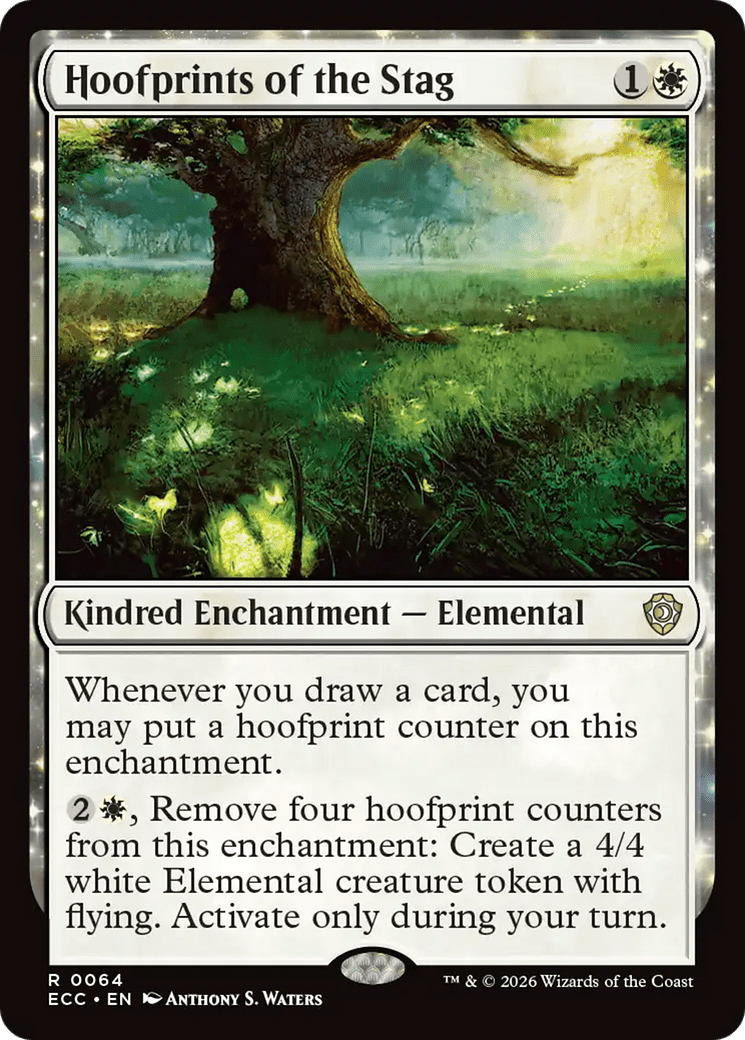 Hoofprints of the Stag [Lorwyn Eclipsed Commander] MTG Single Magic: The Gathering  | Multizone: Comics And Games