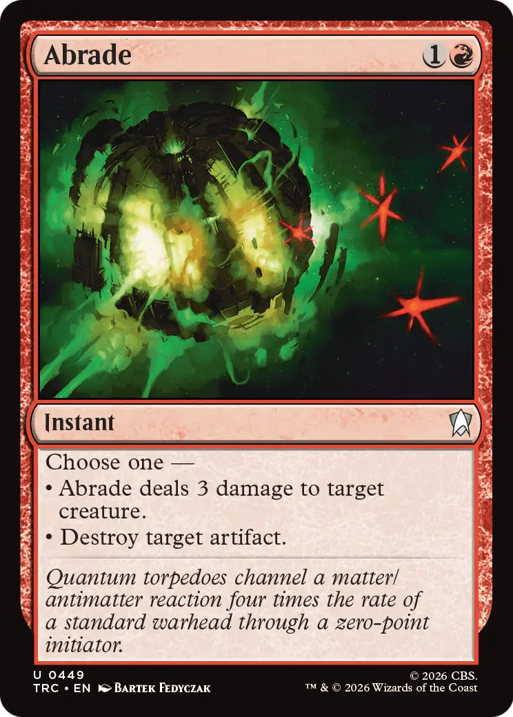 Abrade [Star Trek Commander] MTG Single Magic: The Gathering  | Multizone: Comics And Games