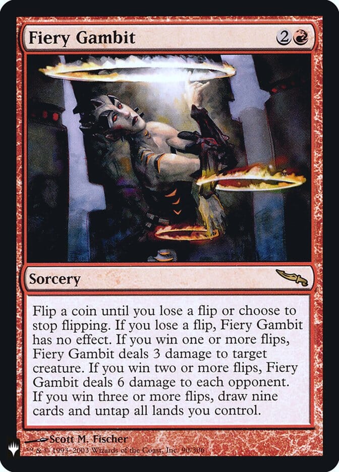 Fiery Gambit [Mystery Booster] MTG Single Magic: The Gathering  | Multizone: Comics And Games