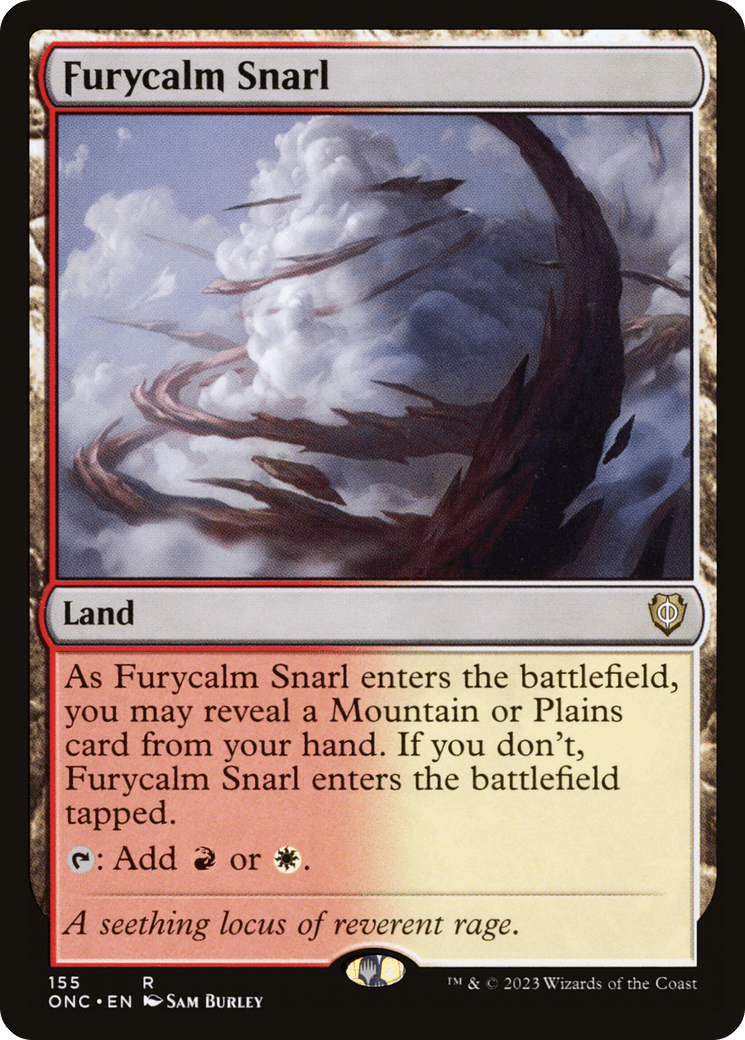 Furycalm Snarl [Phyrexia: All Will Be One Commander] MTG Single Magic: The Gathering  | Multizone: Comics And Games