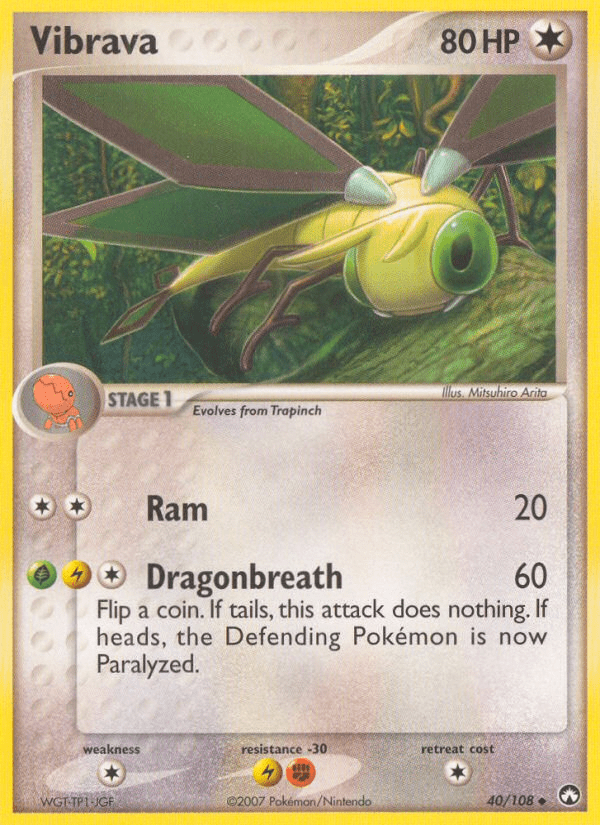 Vibrava (40/108) [EX: Power Keepers] Pokemon Single Pokémon  | Multizone: Comics And Games