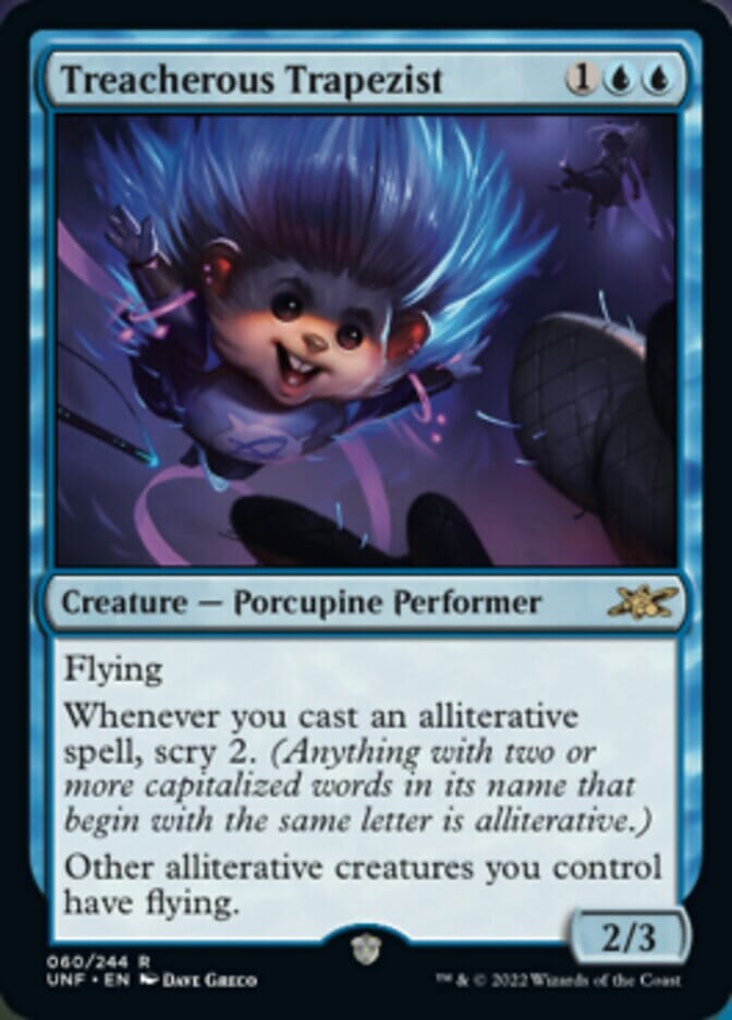 Treacherous Trapezist [Unfinity] MTG Single Magic: The Gathering  | Multizone: Comics And Games