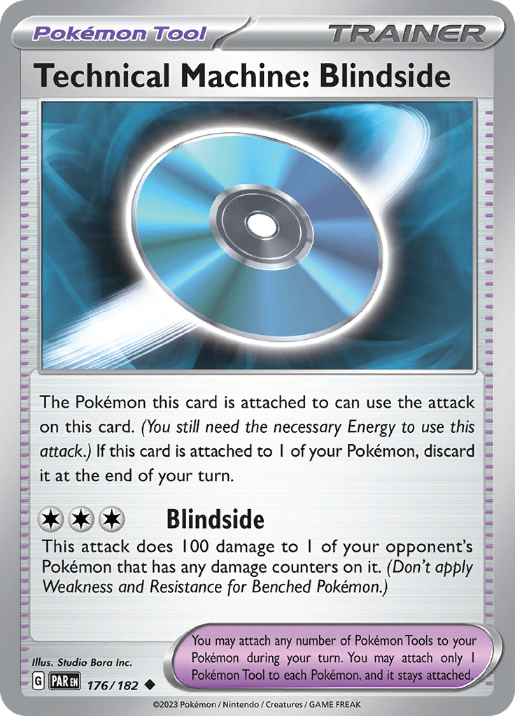 Technical Machine: Blindside (176/182) [Scarlet & Violet: Paradox Rift] Pokemon Single Pokémon  | Multizone: Comics And Games