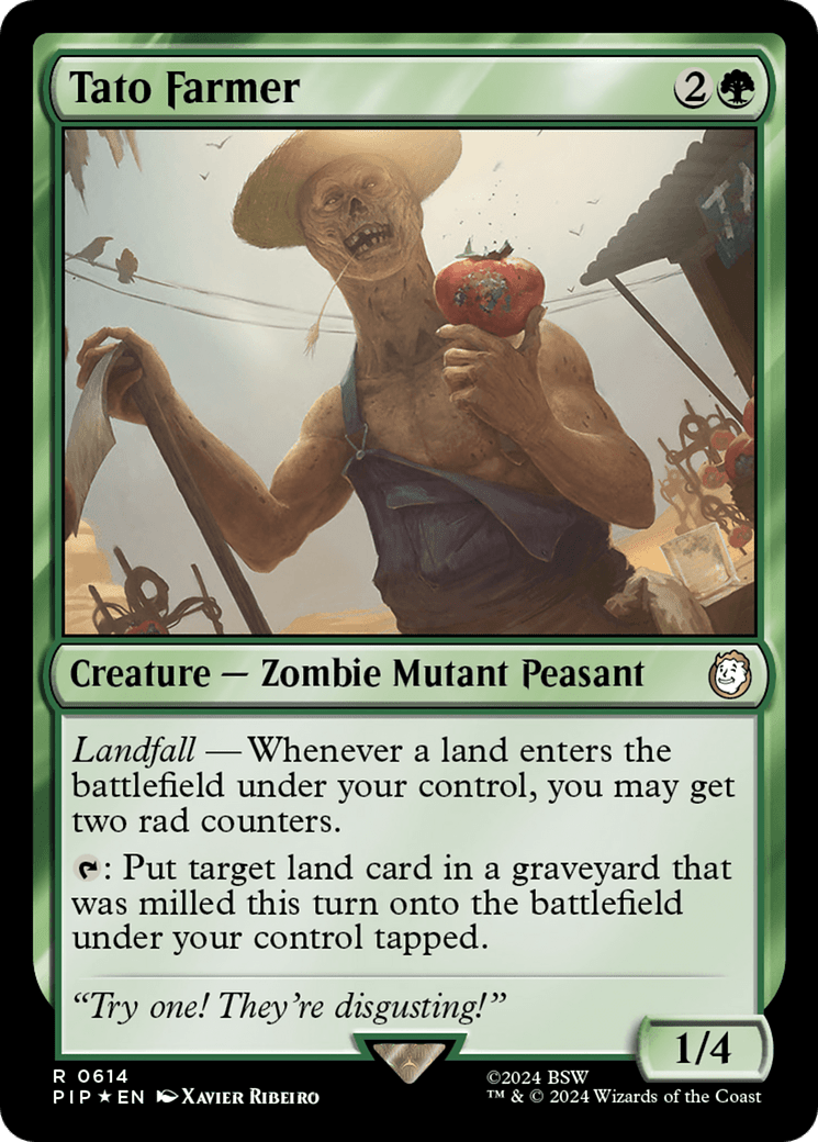 Tato Farmer (Surge Foil) [Fallout] MTG Single Magic: The Gathering  | Multizone: Comics And Games