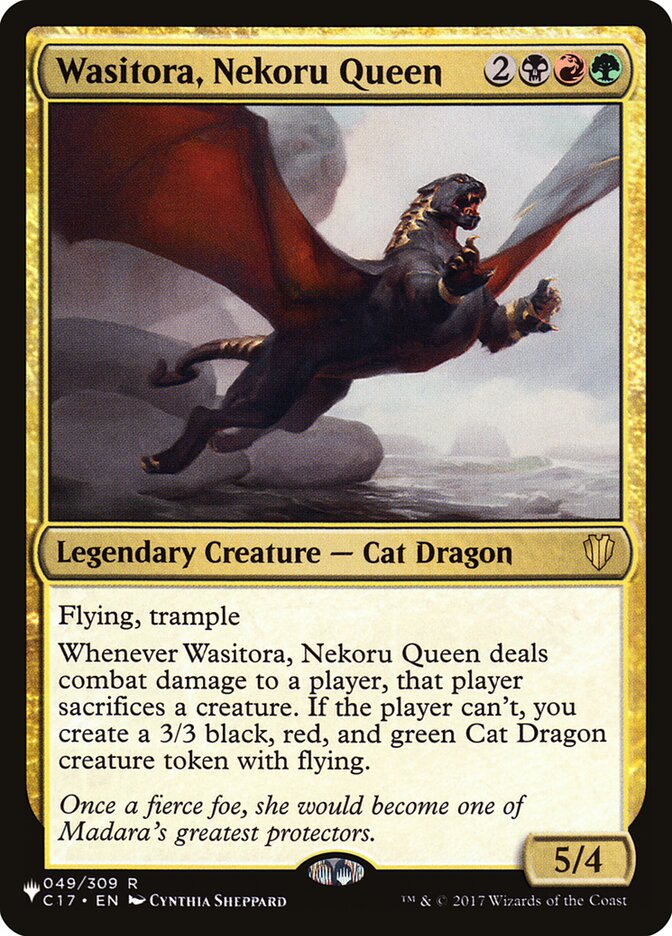 Wasitora, Nekoru Queen [The List] MTG Single Magic: The Gathering  | Multizone: Comics And Games