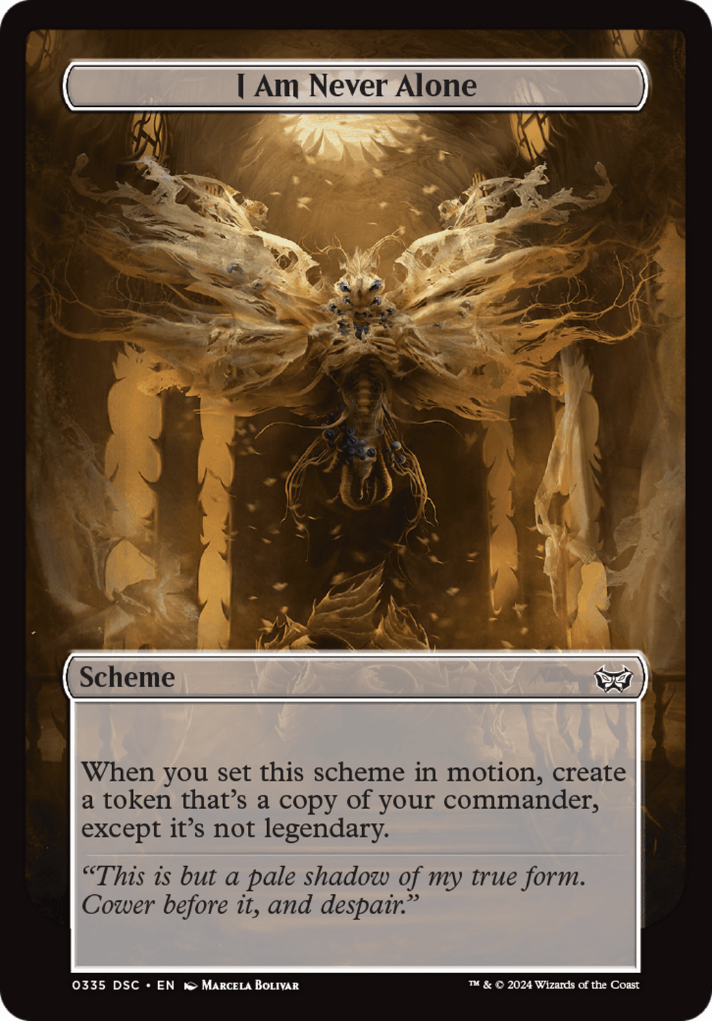 I Am Never Alone (Full Art) [Duskmourn: Archenemy] MTG Single Magic: The Gathering  | Multizone: Comics And Games