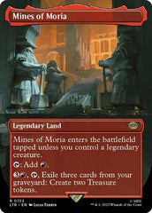 Mines of Moria (Borderless Alternate Art) (Surge Foil) (753) [The Lord of the Rings: Tales of Middle-Earth] MTG Single Magic: The Gathering  | Multizone: Comics And Games