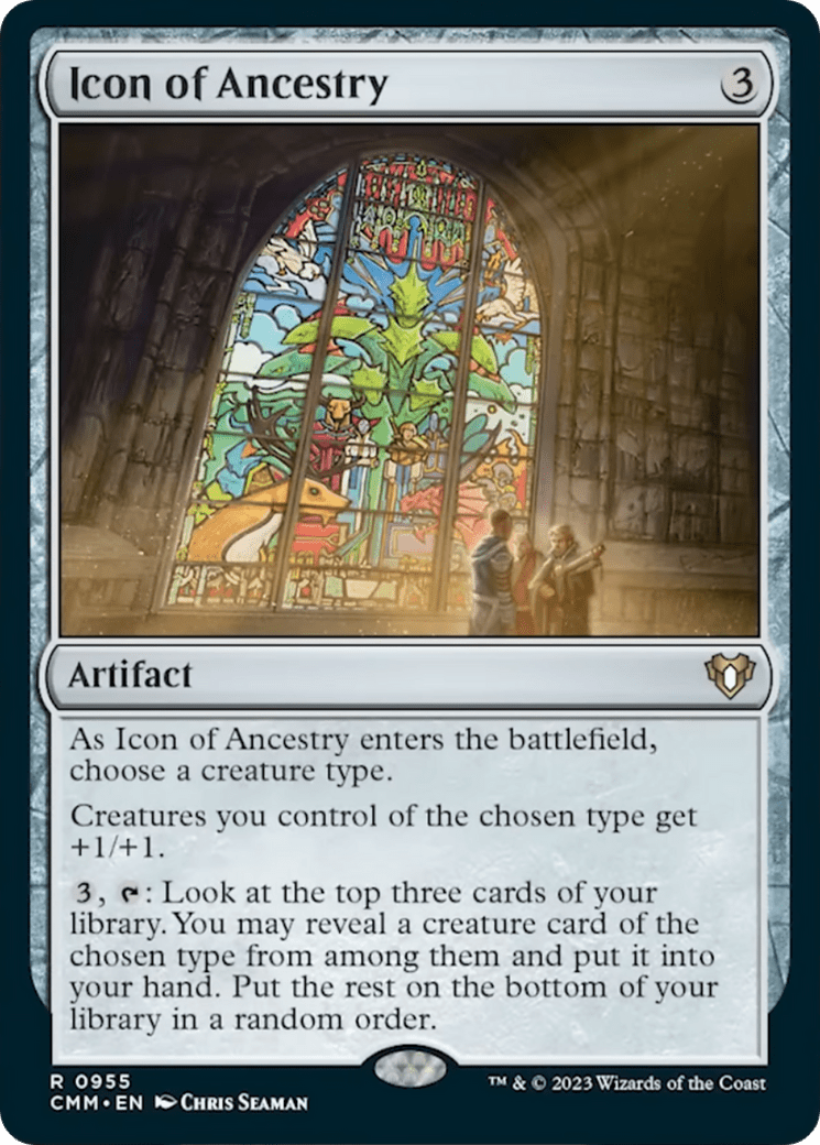 Icon of Ancestry [Commander Masters] MTG Single Magic: The Gathering  | Multizone: Comics And Games