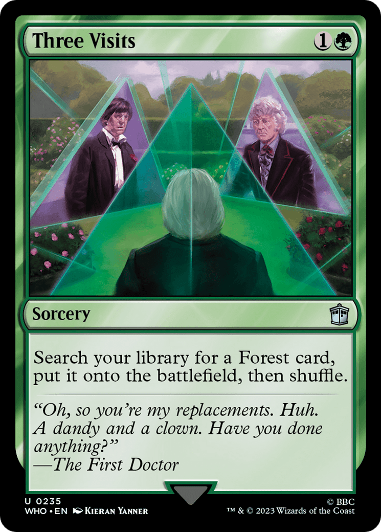 Three Visits [Doctor Who] MTG Single Magic: The Gathering  | Multizone: Comics And Games