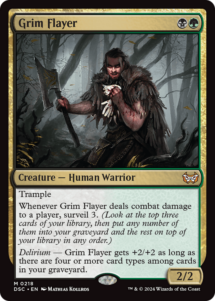 Grim Flayer [Duskmourn: House of Horror Commander] MTG Single Magic: The Gathering  | Multizone: Comics And Games