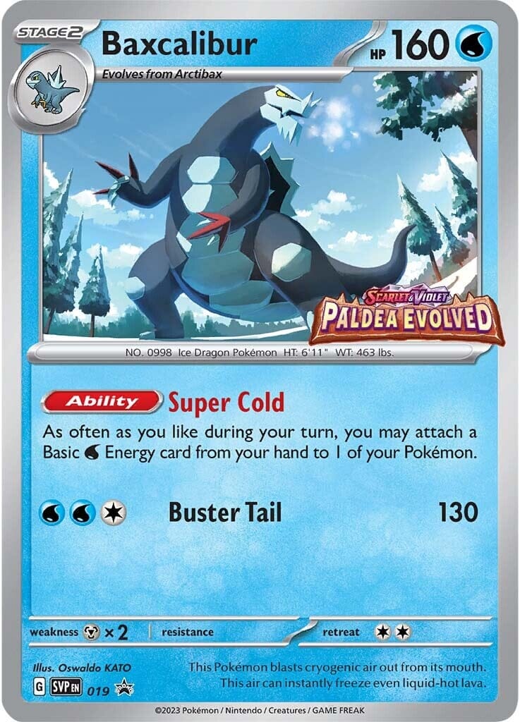 Baxcalibur (019) [Scarlet & Violet: Black Star Promos] Pokemon Single Pokémon  | Multizone: Comics And Games