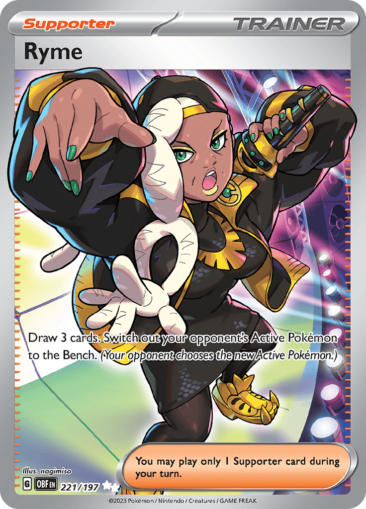 Ryme (221/197) [Scarlet & Violet: Obsidian Flames] Pokemon Single Pokémon  | Multizone: Comics And Games
