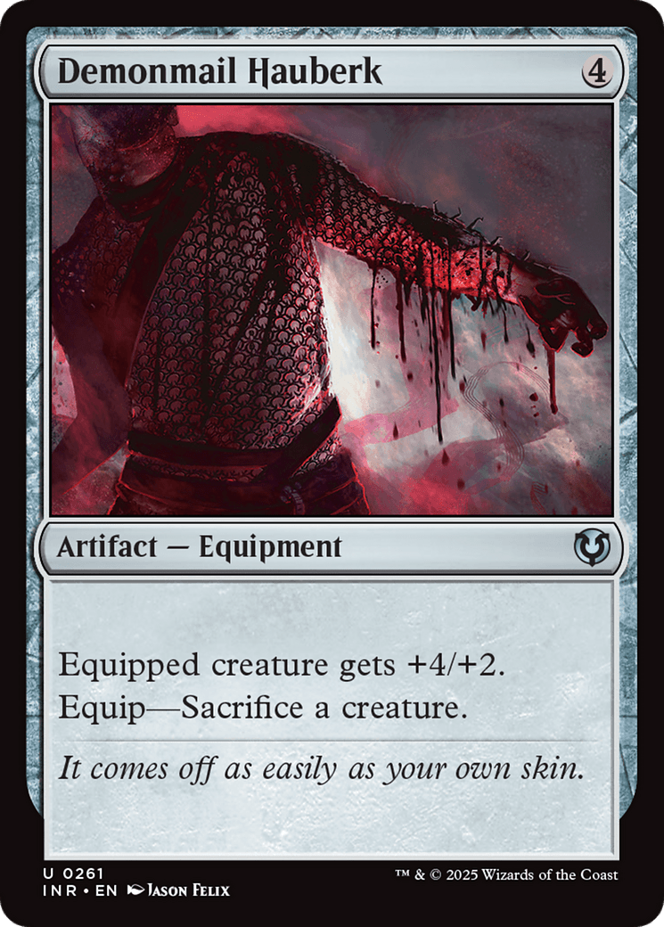 Demonmail Hauberk [Innistrad Remastered] MTG Single Magic: The Gathering  | Multizone: Comics And Games