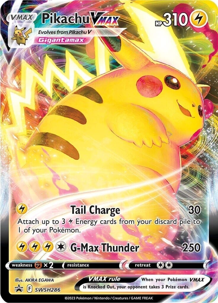 Pikachu VMAX (SWSH286) (Jumbo Card) [Sword & Shield: Black Star Promos] Pokemon Single Pokémon  | Multizone: Comics And Games