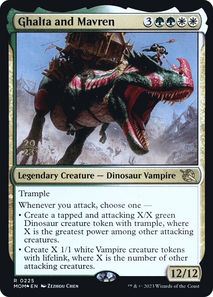 Ghalta and Mavren [March of the Machine Prerelease Promos] MTG Single Magic: The Gathering  | Multizone: Comics And Games