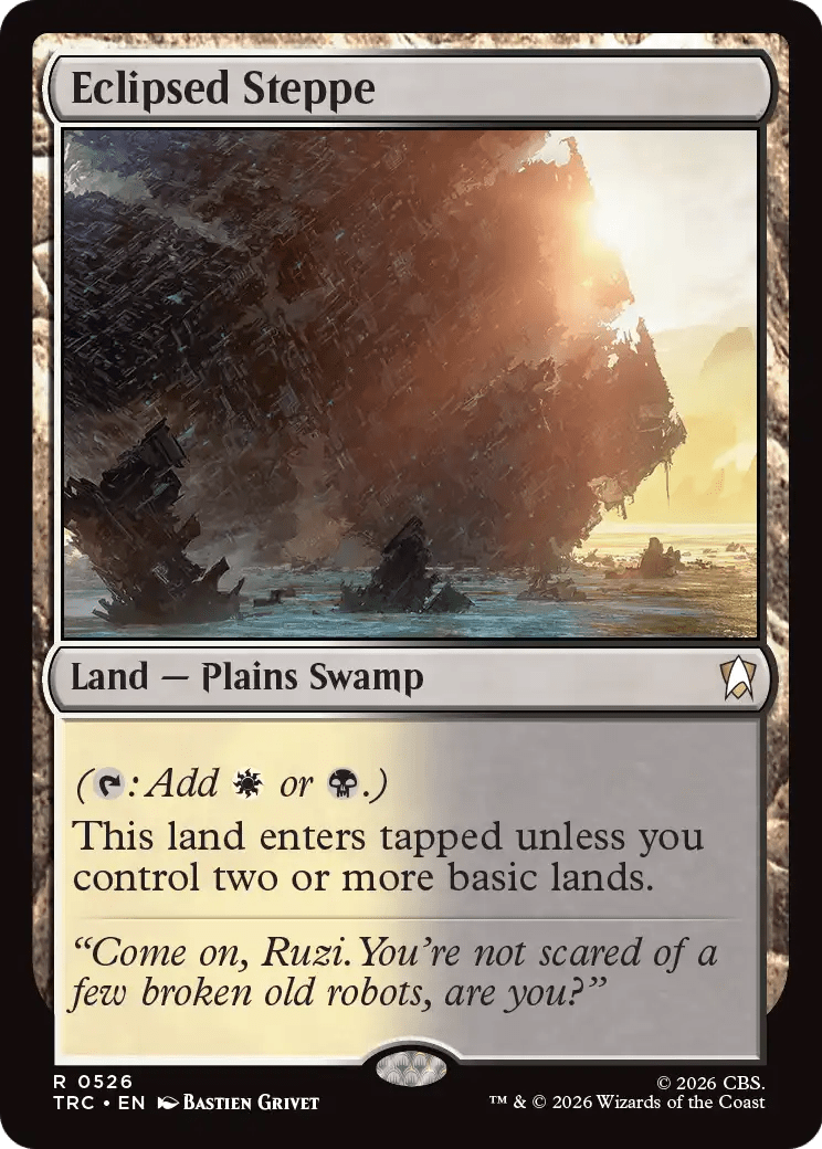 Eclipsed Steppe [Star Trek Commander] MTG Single Magic: The Gathering  | Multizone: Comics And Games