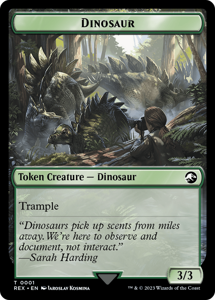 Map // Dinosaur (0001) Double-Sided Token [The Lost Caverns of Ixalan Tokens] MTG Single Magic: The Gathering  | Multizone: Comics And Games